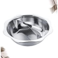 thumbnail image 3 of CRAFTHROU Hot Pot Pot Stainless Steel Cooking Dual Pot Design for Friend Party 1Pcs, 3 of 8