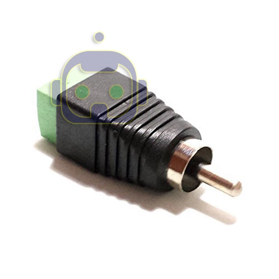 5 Pairs Speaker Wire Cable To Audio Female Male Rca Connector Jack Plug Us Ship