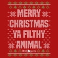 thumbnail image 2 of Boys Home Alone Merry Christmas Ugly Sweater T Shirt, 2 of 5
