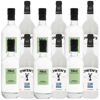 Nkd Distillery Tequila 6 Pack Alternative Premium Non-Alcoholic Spirit 750 ML Bottles w 6 Pack Owen’s Mixers Club Soda 750 ML Bottles - Perfect for Mocktails - A
