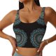 thumbnail image 1 of Balery Mandala Sujetadores deportivos con espalda cruzada para mujer, acolchados, sin costuras, de alto impacto, ideales para yoga, gimnasio, entrenamiento y fitness.-XX-Large, 1 of 8