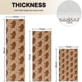 thumbnail image 4 of Brown Buffalo Pattern Kitchen Rugs Sets Of 3,Kitchen Runner Rugs Non Skid Washable,Decorative Kitchen Floor Mats for Kitchen,Sink,Laundry,17"x30"+ 17"x47" + 17"x59", 4 of 6