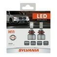 thumbnail image 1 of Sylvania H11 LED Powersport Headlight Bulbs | 6000K Cool White Light - 2 Pack, 1 of 6