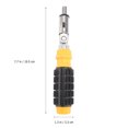thumbnail image 2 of HONMEET Industrial Black Steel Ratchet Wrench Handle with Replaceable Socket for Maintenance and Repair Work, 2 of 8
