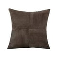 thumbnail image 1 of Luxurious Corduroy Throw Pillow Cover Solid Color Polyester Fabric Soft Durable Machine Washable for Living Room Sofa Bedside, 1 of 4