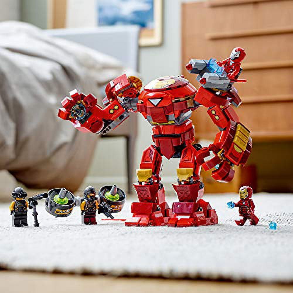 LEGO Marvel Avengers Iron Man Hulkbuster Versus AIM Agent 76164, Cool,  Interactive, Brick-Build Avengers Playset with Minifigures (456 Pieces)