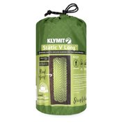 Klymit Static V Long Sleeping Pad, Inflatable Lightweight Camping Air Mattress for Backpacking, Hiking & Outdoor Comfort, Green