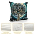 thumbnail image 4 of Orinice Fantasy Art Stars Moon Graphic Decorative Throw Pillow Cover for Home Couch 20x20in, 4 of 5