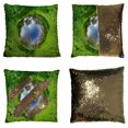 thumbnail image 1 of EREHome Ecology And Space Concept Pillow Case Home Decor Cushion Cover 16x16 Inch, 1 of 2