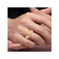 thumbnail image 2 of RYLOS Mens Rings Gold Plated Silver Ring in a 1/2 Nugget Ring With Genuine Diamonds;  Rings For Men Men's Rings Silver Rings Sizes 6,7,8,9,10,11,12,13 Mens Jewelry, 2 of 6