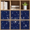 thumbnail image 7 of Set of 6 Collapsible Oxford Fabric Storage Cubes with Handles, Foldable Closet Organizer Bins for Clothes, Toys, Shelves, Home & Kitchen Celestial Map 'MOM' Letters, 7 of 7