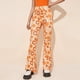 thumbnail image 4 of ICHUANYI Clearance Womens Casual Long Pants High Waist Summer Printed Pants(Yellow, XXL) ICHUANYI WER2023081107222, 4 of 9