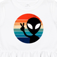 thumbnail image 4 of Inktastic Retro Alien Girls Toddler Dress, 4 of 5
