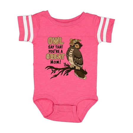 

Inktastic Owl Say That You re A Great Mom-Cute Owl Family Gift Baby Boy or Baby Girl Bodysuit
