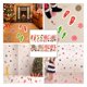 thumbnail image 2 of 80*80mm Pegatinas de suelo con huellas navideñas, patrón de bastón de caramelo, pegatinas de pared para ventana Diy, 2 of 5