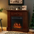 thumbnail image 3 of Giantex 32.00" Freestanding 1400W Electric Indoor Fireplace, 3 of 10
