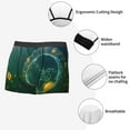 thumbnail image 3 of Yiaed Jelly Fish Print Men's Soft Cotton Boxer Shorts Breathable Boxers Underwear Moisture-Wicking Underwear Stretch Boxer Briefs for Man-Small, 3 of 5