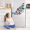 thumbnail image 4 of Luminous Double Layer Set Butterfly Indoor Decoration 3D Three Wall Sticker High Simulation Butterfly Decoration, 4 of 9