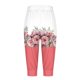 thumbnail image 4 of Mujeres Capri Pantalones Elástico Corbata Cintura Suelta Ajuste con Bolsillos, Casual Y Cómodo Pantalones de Cintura Elástica para las Mujeres, 4 of 5