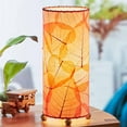 thumbnail image 4 of Eangee Home Design Banyan Table Lamp, Shade Made Of Alibangbang Leaves, 7x7x17 Inches, 4 of 4