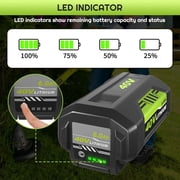 40 Volt 8.0Ah OP40601 Replacement for Ryobi 40V Lithium-ion Battery OP4050 OP4040