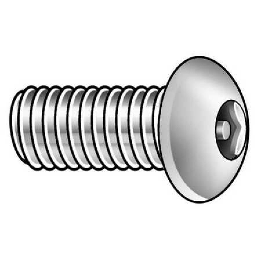 TAMPERPRUF SCREW 21180 832 x 1" Button Head Hex Head Tamper Resistant Screw, 50 pk. Walmart