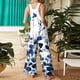 thumbnail image 5 of Monos SCZ casuales para mujer sin mangas verano bolsillo azul S, 5 of 6