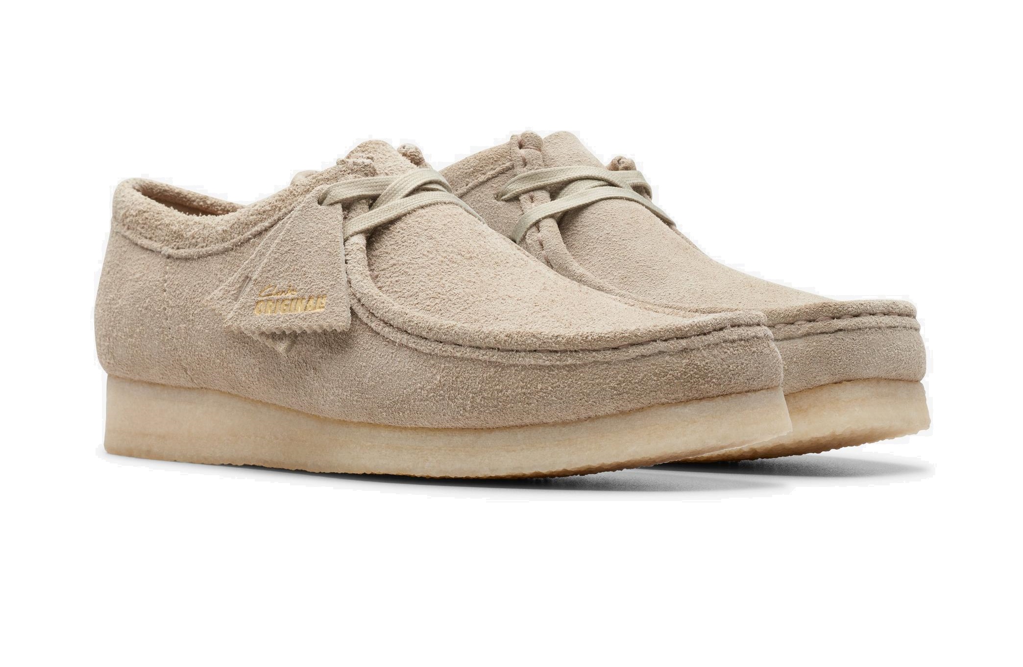 Clarks Originals Men’s 7M Gray Suede Lace Up Casual Wallabee Shoes Clarks Wallabee Grey Suede Men - Wallabee Day Exclusive main image 2