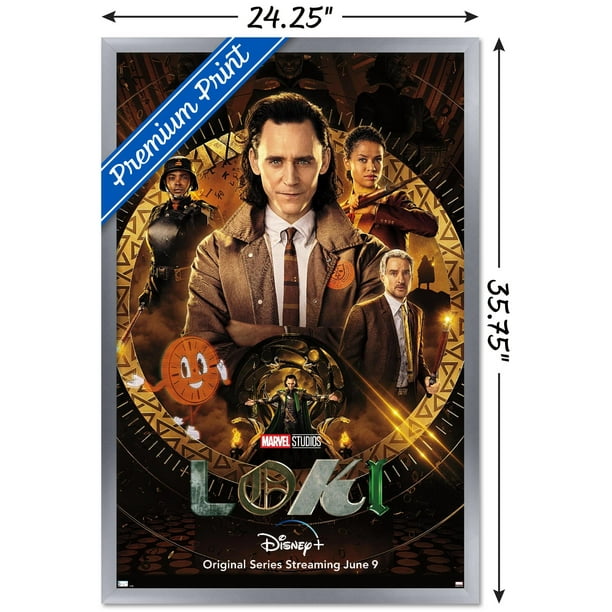 Marvel Loki - One Sheet Wall Poster, 22.375" x 34", Framed - Walmart.com