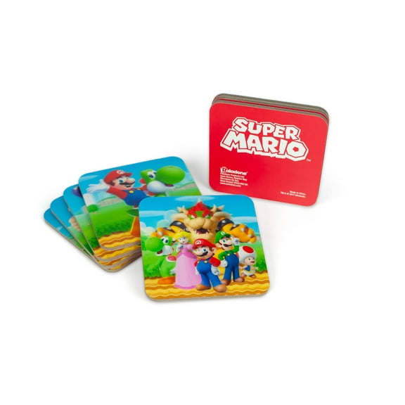 Nintendo Super Mario Bros. 4-Piece Stackable 3D Coaster Set
