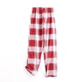 thumbnail image 4 of 100% Cotton women's Pajama set, Plaid Pajama, Flannel Pajama set, Buffalo plaid, 4 of 7