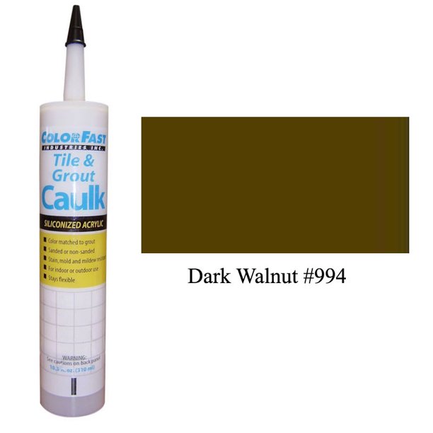 ColorFast Latex Colored Caulk TEC Color Line Dark Walnut Sanded