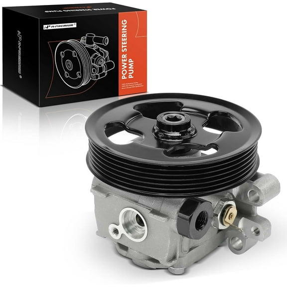 A-Premium Power Steering Pump with Pulley Compatible with Mazda CX-7 2007-2012 L4 2.3L 2.5L