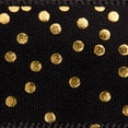 thumbnail image 3 of Offray Ribbon, Black 7/8 inch Gold Dot Satin Ribbon for Sewing, Crafts, and Gifting, 9 feet, 1 Each, 3 of 6