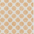 thumbnail image 3 of HomeRoots 677429 10 x 14 ft. Peach & Ivory Polka Dot Washable Machine Made Rectangle Area Rug with UV Protection, 3 of 9