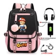 thumbnail image 1 of Tripping Peoplestumble guysSurrounding the Game Backpack Student Schoolbag Fashion BackpackUSBComputer Bag 22 Average Size, 1 of 5