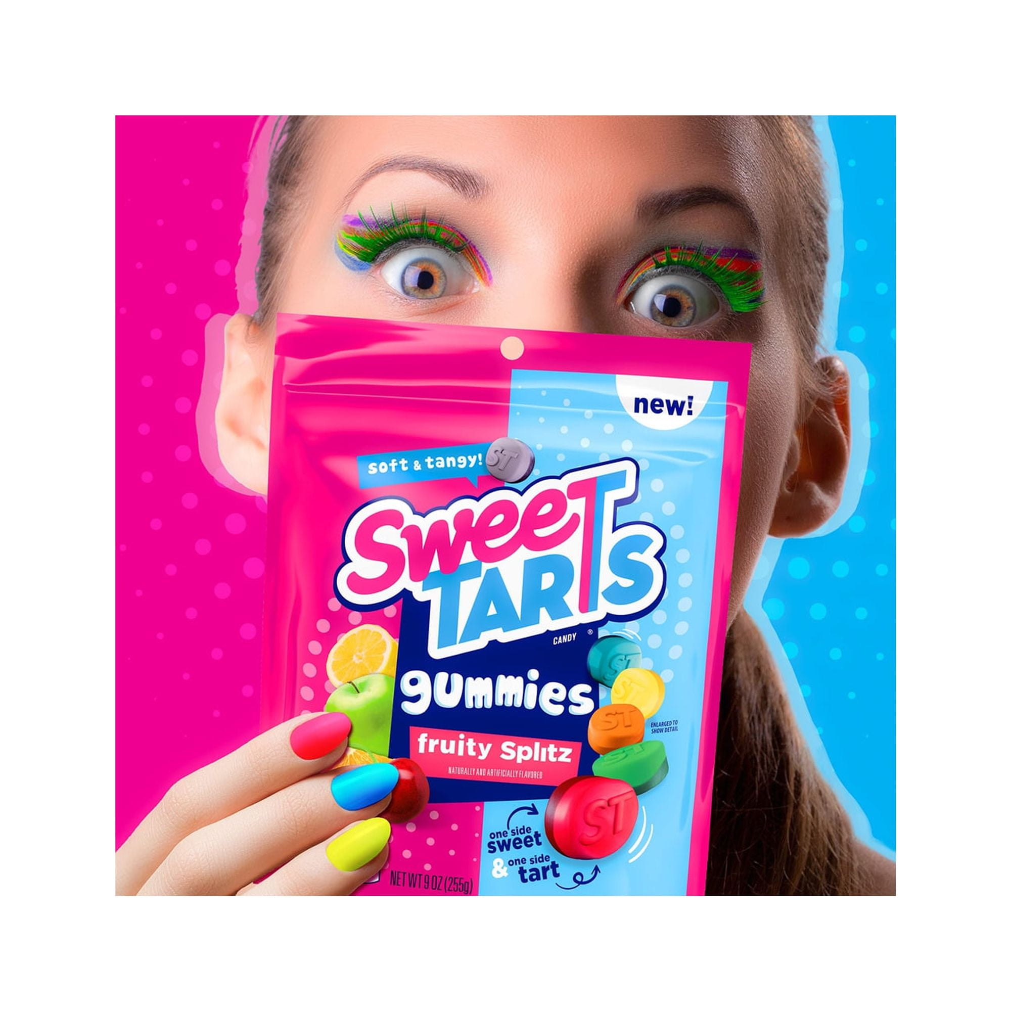 Sweetarts Gummies Fruity Splitz Fruit Flavored Gummy Candy 9