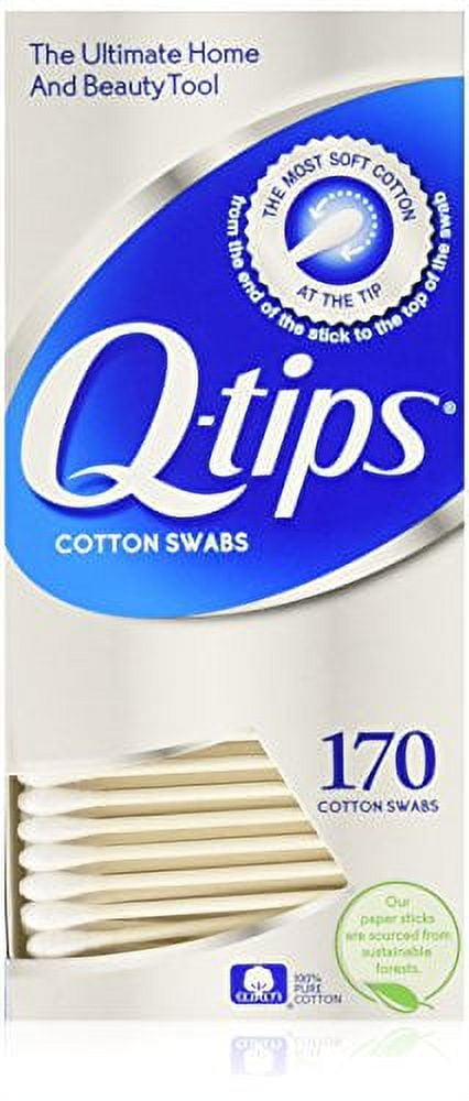 Q-tips Wattestäbchen Club Pack – 3 X 625 Stück, 100% Reine Baumwolle