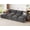 Velvet Gray, variant on Modular Sectional Sofa Cloud Couch Changeable Couch Ottoman to Extend Your Sofa (Grey)