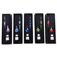 thumbnail image 2 of Trayknick 1 Set Transparent Inside Flower Glass Writing Pen Faux Crystal Writing Dip Pen Student Gift, 2 of 13