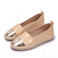 thumbnail image 3 of Rexoro Women Loafers Flats Cap Toe Woven Trim Comfort Slip On Women Shoes, 3 of 10