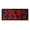 Red, variant on DOLITY Large Digital Wall Clock Temperature Humidity Display 12/24H for NightStand Home Black F