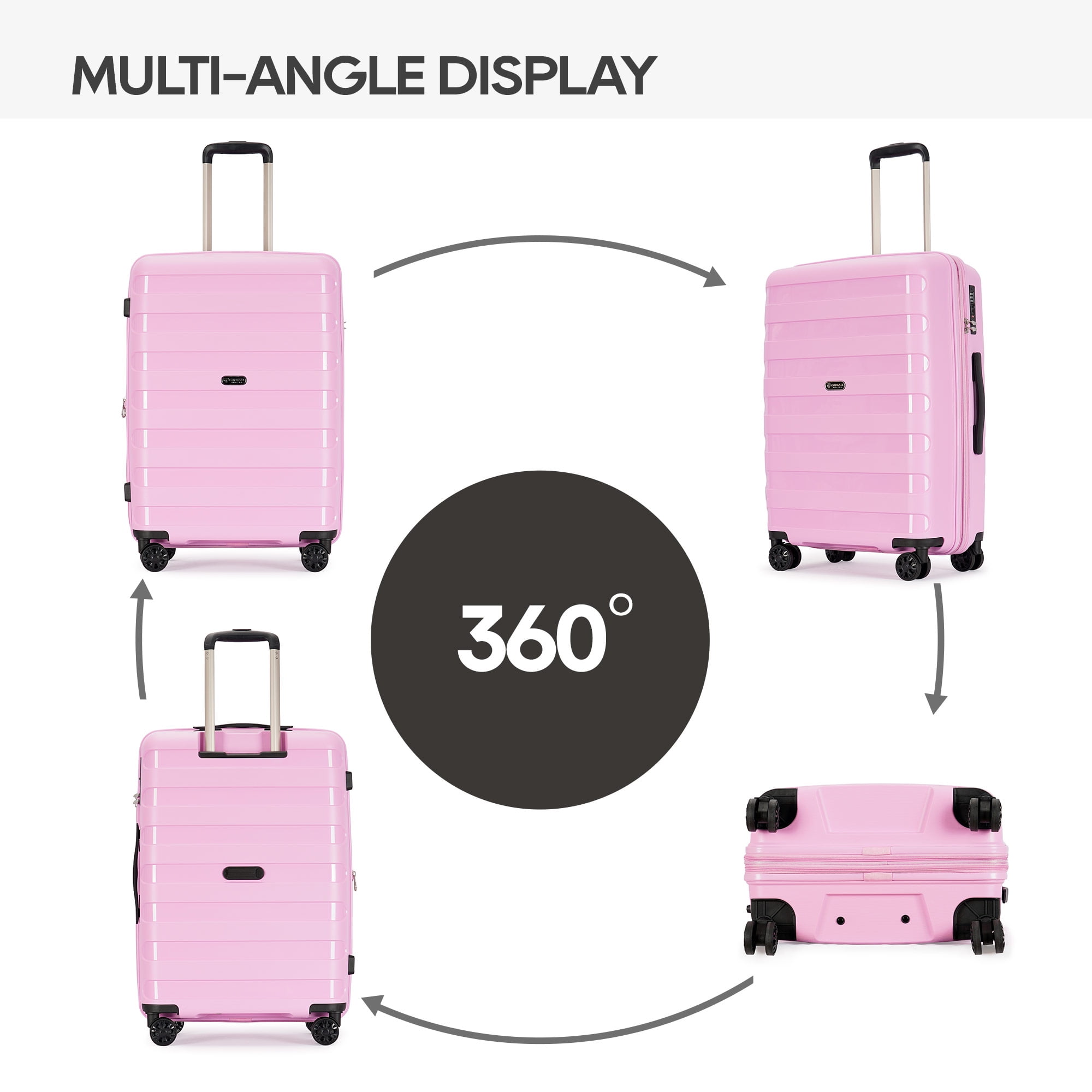Shop Victoria'S Secret Expandable Pink Bl – Luggage Factory