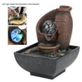 thumbnail image 4 of Desktop Fountain Flowing Water Decoration Ornament With LED Light Decor For Home Courtyard, 4 of 12