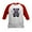 Red/White, variant on CafePress - Batty Bear Purple Baseball Jersey - Kids Cotton Baseball Jersey, 3/4 Sleeve Shirt
