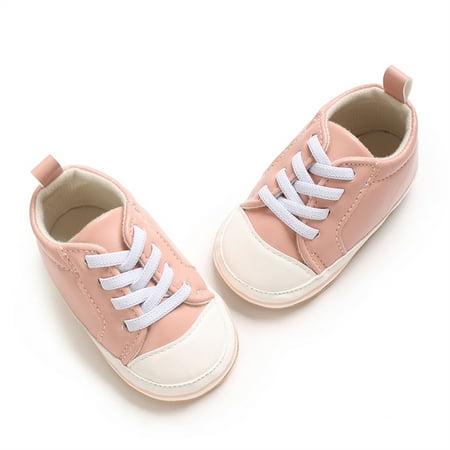 Awevudst Baby Sneakers Spring Autumn Anti-Slip Sole Flat Shoes