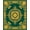 Green, Pattern 4, variant on ODIKA 5x7 Machine Washable Non-Slip Area Rug, Sarouk Botanical Medallion Vintage Heritage Ornate Floral High Traffic Rug, Gold, 663508