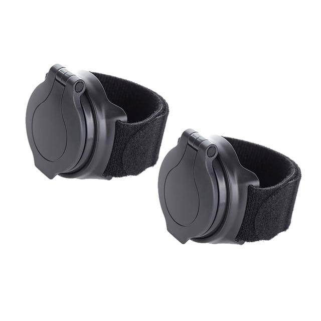 EeaseCA 2 Pcs Rétroviseur de Vélo Réglable pour Poignet, Bracelet de Cyclisme, Rétroviseur de Sécurité Arrière (Noir)