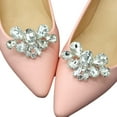 thumbnail image 2 of KAKOWELY 1Par Rhinestone Shoe Decoration Con Y Color Plateado Para De Duradera, 2 of 6