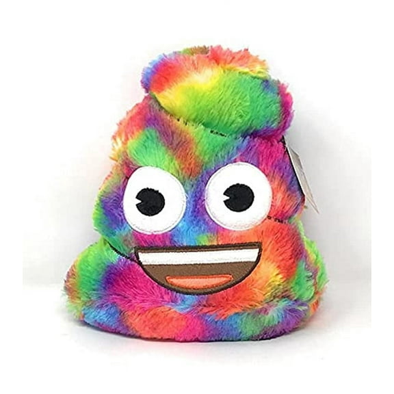 FAB Starpoint Emoji Rainbow Poo Plush Coin Bank
